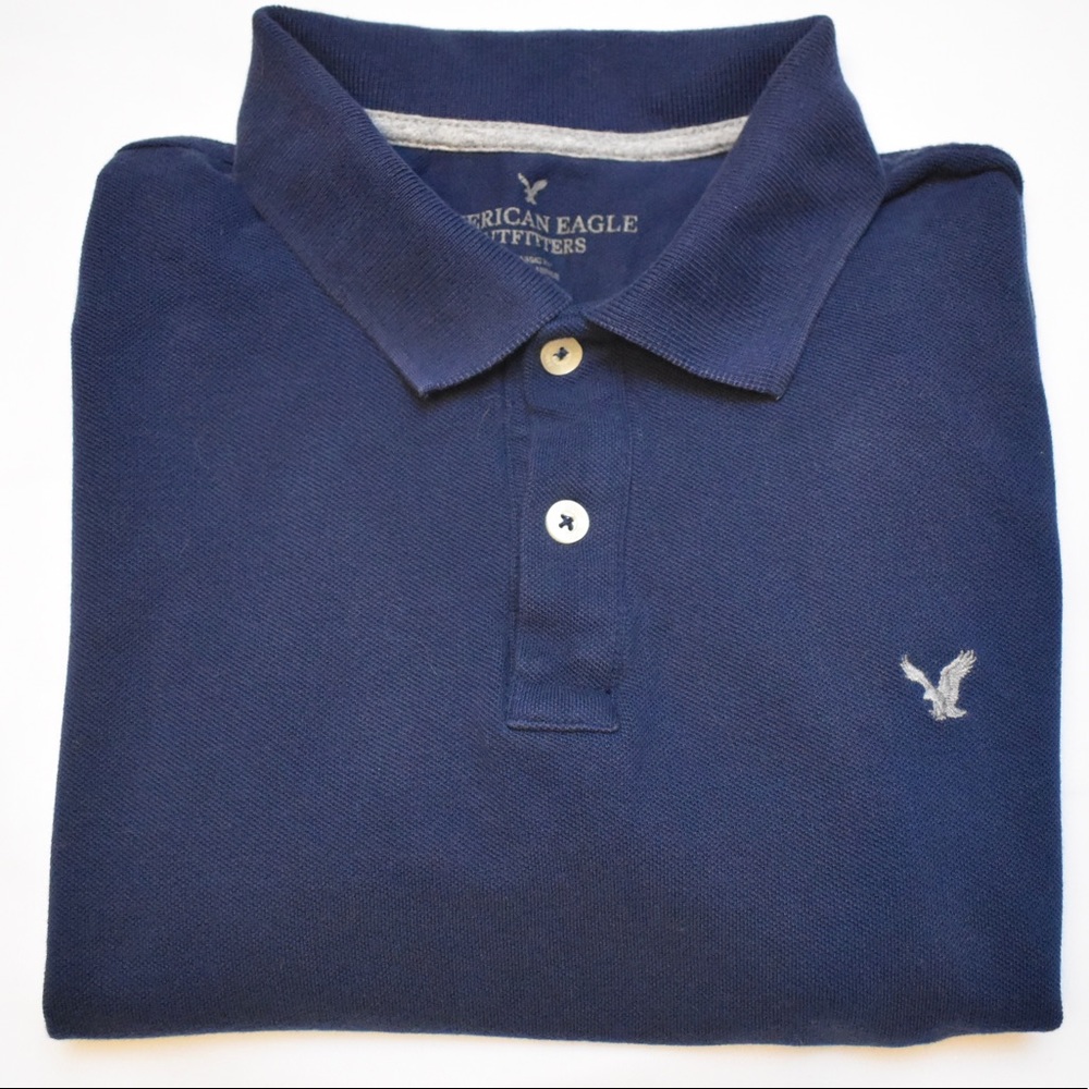 BUY 1 GET 2 FREE Navy pique polo